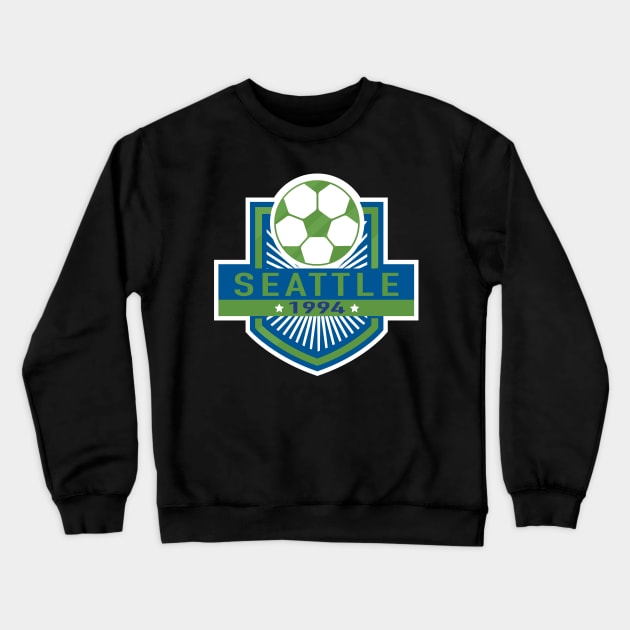 Seattle Soccer Crewneck Sweatshirt by JayD World